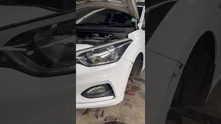 Hyundai i20 front & back bumper denting & painting. #carcustomization #cars #detailing #modifiedcars