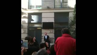 Unveiling of Ziggy Stardust plaque - part 1