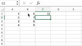 Multiply columns in Excel