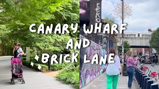 london vlog | canary wharf, brick lane | Day 009 | life in london