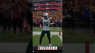 Robert Stafford pick six vs USC! #collegefootball25 #collegefootball #miamihurricanes