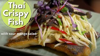 Thai Crispy Fish with Green Mango Salad