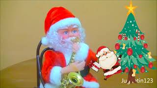 Papa noel, Santa Claus, San Nicolas de juguete a pilas musical