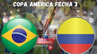 ⚽ Brasil vs. Colombia: ¡Choque de Titanes por el Liderato en la Copa América 2024! 🏆🔥, Fecha 3 VIVO