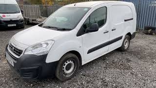 2018 Peugeot Partner Blue HDI Panel Van (YF18 WTW) (4735/1)