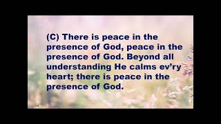 Peace in the Presence of God – v1.3 PERF ACC + BGV