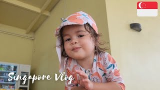 Going to Singapore public swimming pool | Teaching my son how to swim