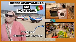 Nosso apartamento em Portugal. Quanto pagamos? E nossa primeira compra no mercado.