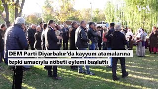 Diyarbakır’da DEM Parti’den kayyumlara karşı nöbet eylemi| VOA Türkçe