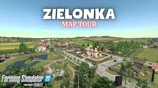 "ZIELONKA" FS22 Premium Edition Map Tour/Review | New Map | Farming Simulator 22 | PS5