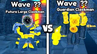 FUTURE LARGE CLOCKMAN vs GUARDIAN CLOCKMAN in Toilet Tower Defense