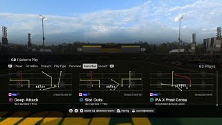 Madden NFL 25 Offensive playbook