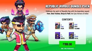 Papi character gameplay in Delhi map || Republic day offer|| Battle stars new update