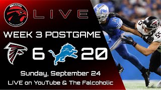 Falcons vs Lions NFL Week 3 Postgame Show: Lifeless offense dooms first road test