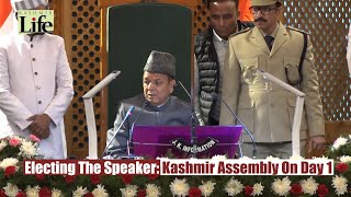 Electing The Speaker: Kashmir Assembly On Day 1