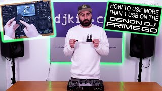 HACK! How to use multiple USBs on the Denon DJ Prime GO! #NowYouKnow