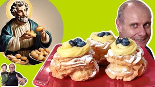 🇮🇹 Preparé 10 Buñuelos Italianos de San José.¡Zeppole di San Giuseppe Napolitanos!