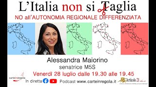 L'Italia non si taglia - Alessandra Maiorino senatrice M5S