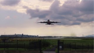 PSatB Emirates A380 & other aircraft at Barcelona-El Prat "These Chains"