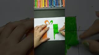 How to draw tiranga #drawing#trending#art#youtubeshorts#subscribe#reels#kids#india#ytshort#video#yt