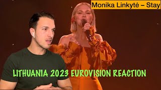 Monika Linkytė – Stay ( REACTION TO LITHUANIA) Eurovision 2023