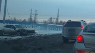 Russia: Honda and Toyota collide head-on in Chelyabinsk