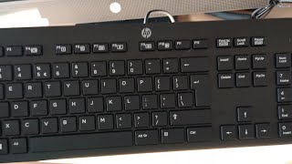 Keyboard slim HP HQ-TRE 71025 klawiatura UNBOXING AND TEST