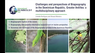 Challenges and perspectives of Biogeography in the Dominican Republic: a multidisciplinary approach