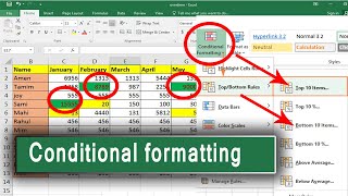 how to use conditional formatting in excel | Top bottom rules in excel | Conditional formatting