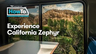 #AmtrakHowTo Experience California Zephyr