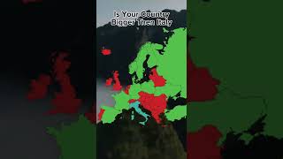 Is You Country Bigger Then Italy #viral #geography #italy