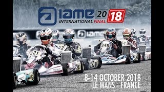 IAME International Final 2018 - Le Mans Friday