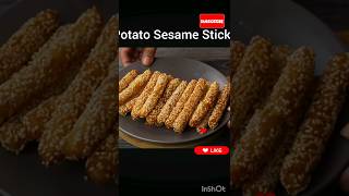 Potato Sesame Sticks ##howtomake #ytshorts #snacks #subscribe #subscribers #shorts #youtubeshorts