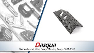 Dasqua Layout Mitre Gauge Marking Gauge 1804-1106 (RDG TOOLS)