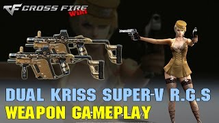 CrossFire - Dual Kriss Super-V Rusty Gold Skull - Weapon Gameplay