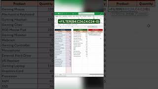 Easily Track Your Inventory with Excel's Filter Function!