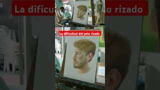 La dificultad del pelo rizado #arte #art #pintura #dibujo #artist #artista #drawing #draw #painting