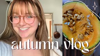 Autumn Vlog! | Thrifting my autumn wardrobe, making pumpkin recipes & finishing all my exams