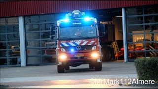 Opkomst en Uitruk Vrijwillige Brandweer Helmond TS 3243 naar een bosbrand