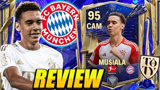 BEST CAM IN FC MOBILE 24! 95 TOTY MUSIALA PLAYER REVIEW & GAMEPLAY! 95 MUSIALA TOTY REVIEW! MUSIALA