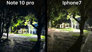 Redmi note 10 pro vs Iphone7  camera battle , 4k,slow motion day ,low light photo video comparision.