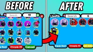 I TRANSFORMED My Fan's INVENTORY in Toilet Tower Defense! Pt.1