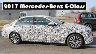 2017 Mercedes-Benz E-Class, spied using a heavy camo all over the body