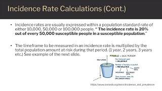 Concepts in Epidemiology: Incidence and Prevalence Rates