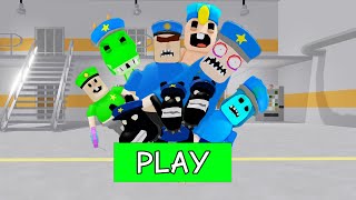 Police Family Escape | Roblox SCARY OBBY(NEW)