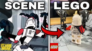 I Recreated The Best Star Wars The Clone Wars (2003) Scene In LEGO!