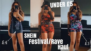 SHEIN FESTIVAL / RAVE TRY ON HAUL | ALL UNDER $5! (CHEAP *NEW IN* For 2022) *Festival Vibes* | KASHA