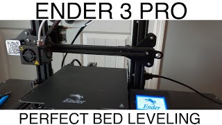 How to perfectly level the bed on an Ender 3 Pro 3D Printer!