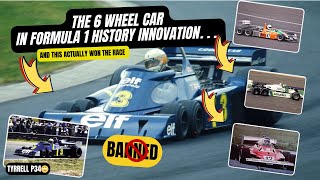 Tyrrell P34 Story 6 wheel in racing that actually competitive but not so long and why its banned