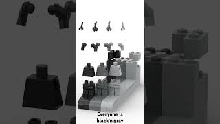 Everyone is black'n'gray - Lego Animation #fulldunes